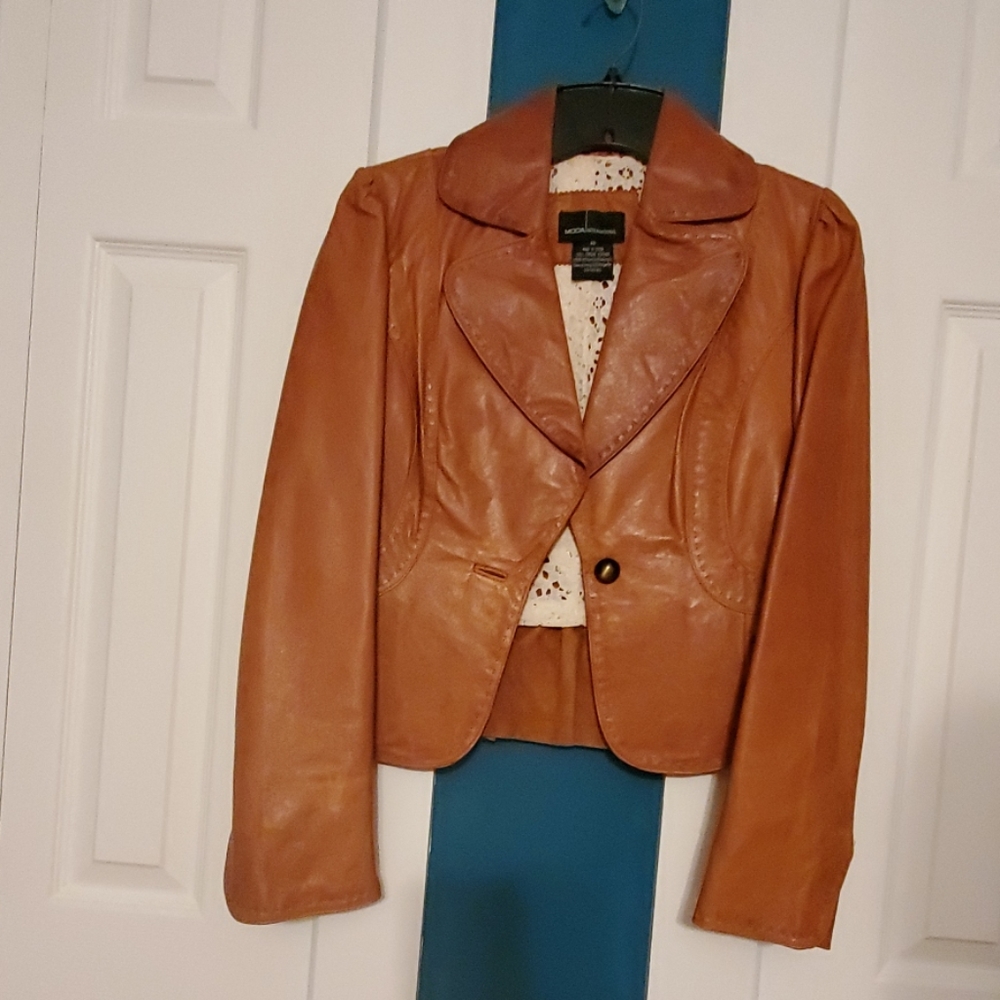 Gorgeous MODA International Leather Jacket